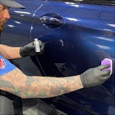 BMW blue car ceramic coating