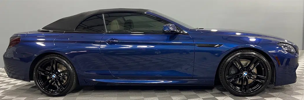 BMW blue car